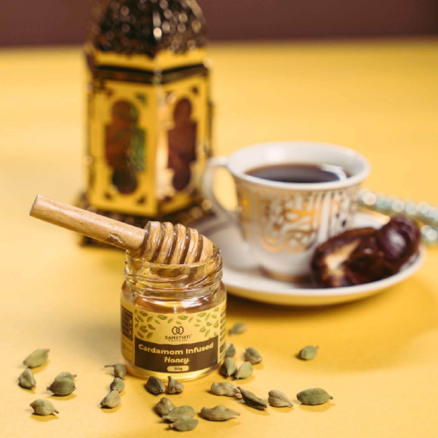SAMSTHITI Cardamom Infused Honey