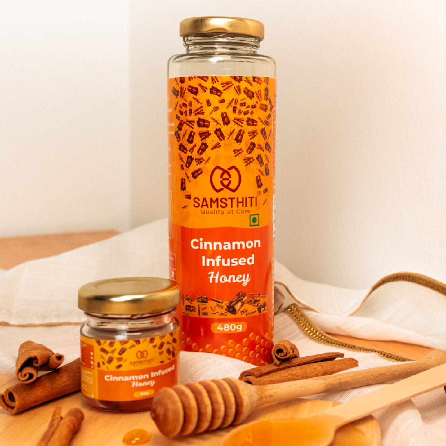 SAMSTHITI Cinnamon Infused Honey