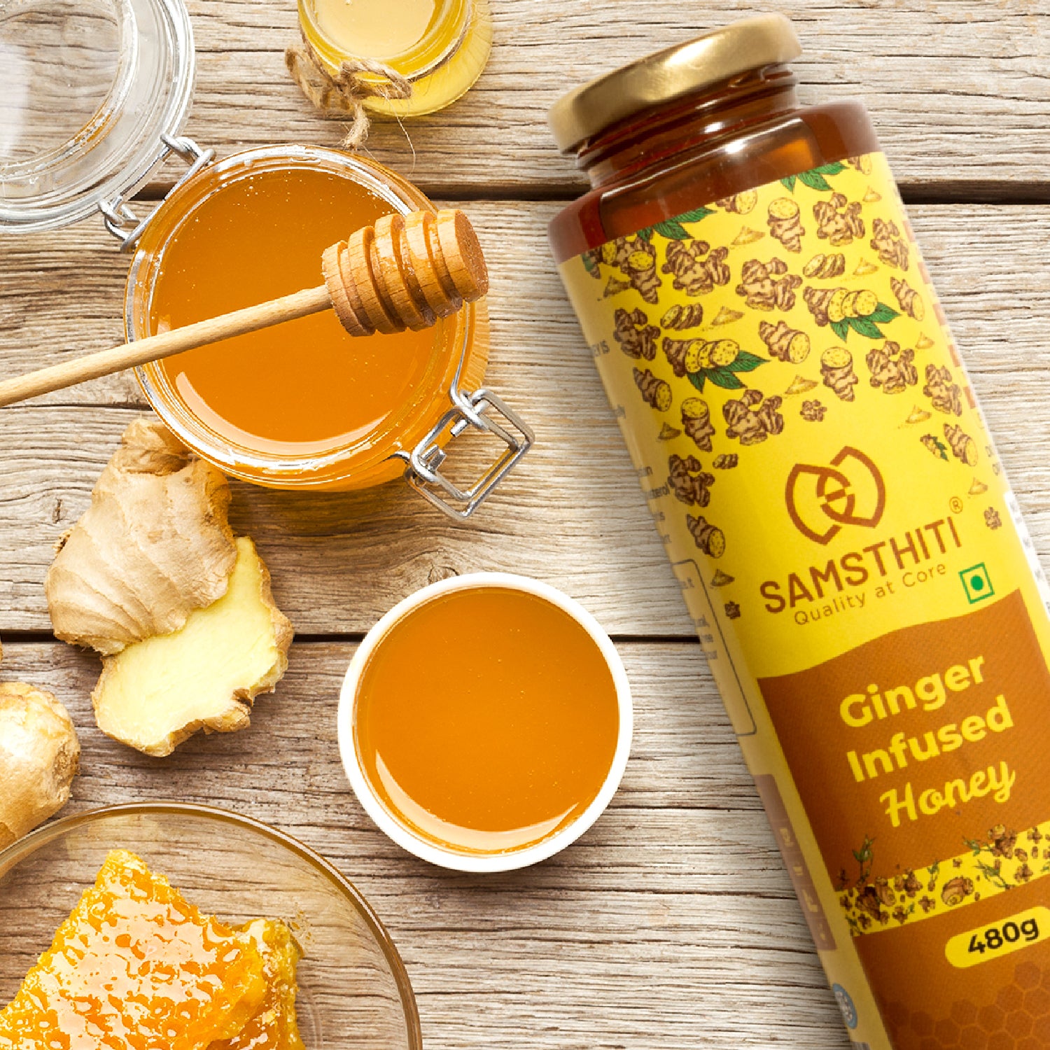 SAMSTHITI Ginger Infused Honey