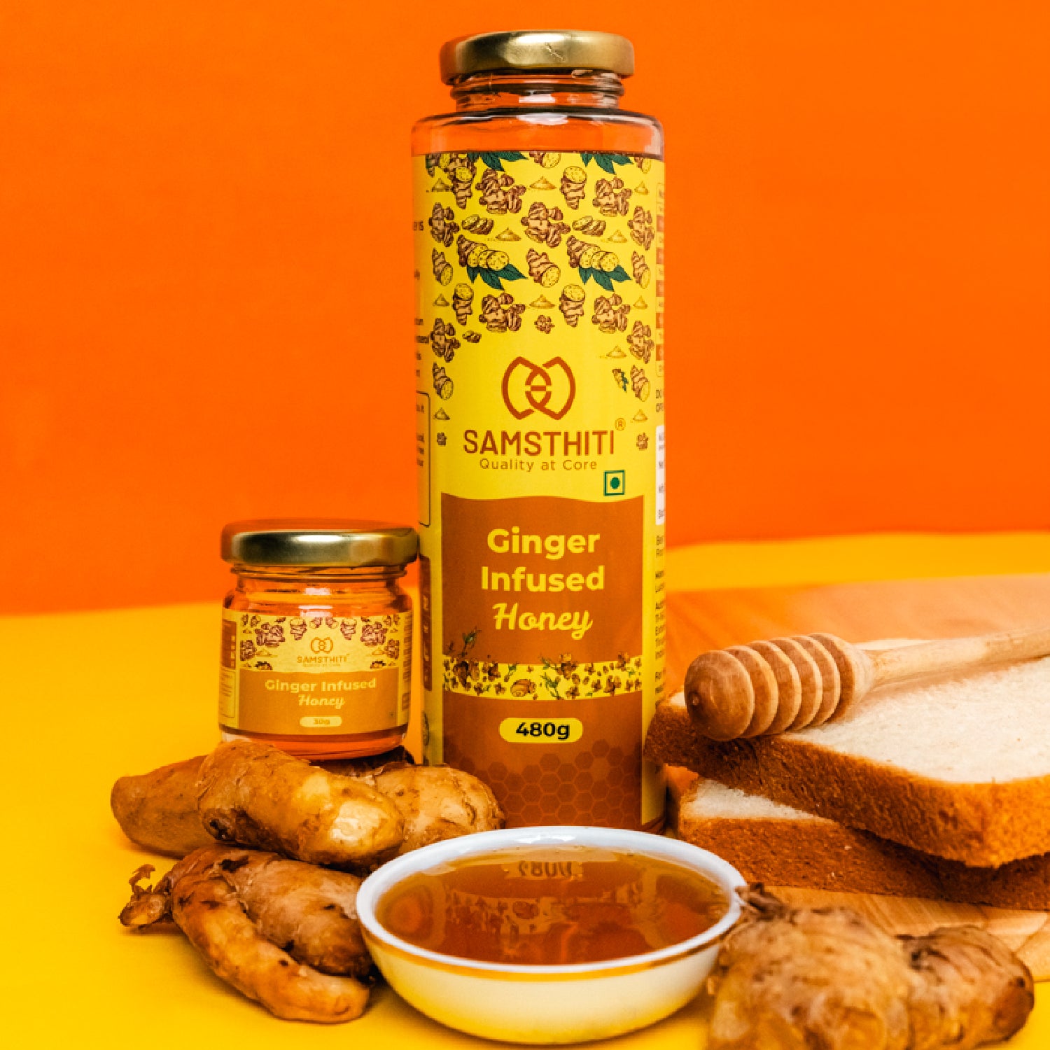 SAMSTHITI Ginger Infused Honey